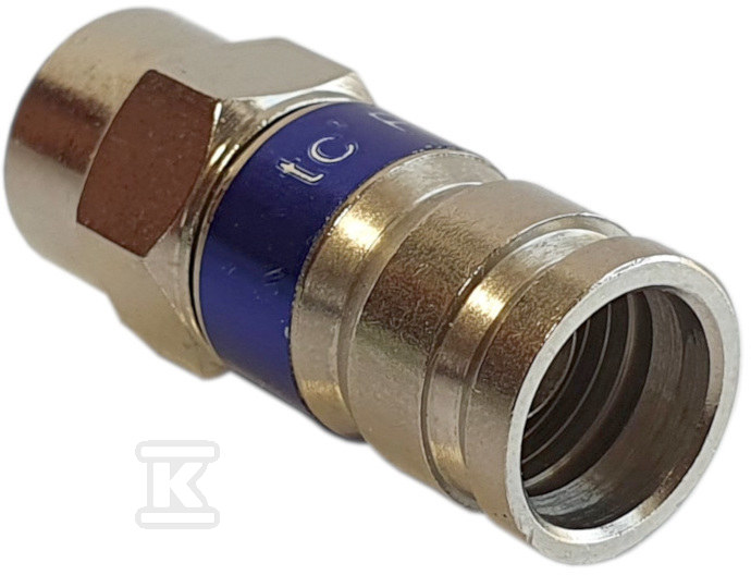 F-type compression coaxial connector - 2973